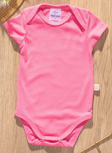 Body Bebê Verão Rosa Barbie