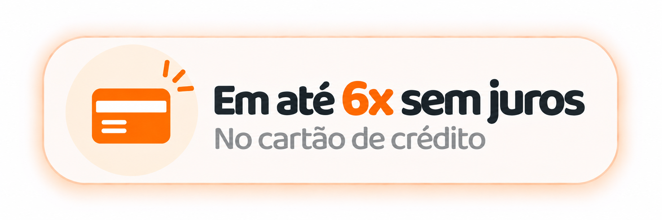 banner laranja de cre dito parcelado